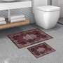 Mijölnir Juego de alfombrillas de baño Rojo clarete
